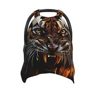 Ferocious Tiger Housse de siège de voiture pour bébé, multi-usage, respirante, pour maman, poussette douce, pare-soleil pour nouveau-né, cadeau de fête prénatale