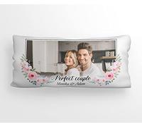 Ferocity Coussin avec Photo personnalisé (80x40) Personnalisable avec la Photo ou Le Texte de Votre Choix oreillers hypoallergéniques Photo Couple Parfait Perfect Couple [091]