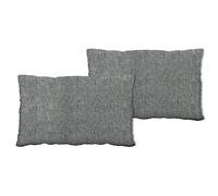 Ferocity Coussins pour Banc de Jardin Set x2, Petit Coussin d'assise latéral, 30x40x12 cm, Rembourrage extérieur imperméable pour mobilier de Jardin, palettes et terrasse, Couleur Lin [133]
