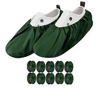 Ferocity Couvre-Chaussures Réutilisables EU 40-45 Hydrofuges Protège Antidérapants et Lavables pour Adultes Hommes Femmes en Polyester de Haute Qualité avec Colorés Green x5 [142]