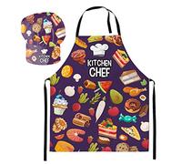 Ferocity Cuisinier Chapeau pour Enfants avec Texte de Cuisine Ajustable Toque Chef de Cuisine Dark [099]