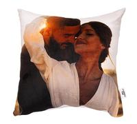Ferocity Grand Coussin en Peluche avec Photo personnalisé (60x60) Personnalisable avec la Photo ou Le Texte de Votre Choix oreillers hypoallergéniques, Oreiller en Peluche XXL [091]