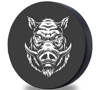 Ferocity Housse de Roue de Secours Fabriquée sur Mesure de Stockage Hydrofuge individuelle avec arrêt de Cordon pour Les Roues Housse de Protection en éco-Cuir Boar [097]