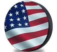 Ferocity Housse de Roue de Secours Fabriquée sur Mesure de Stockage Hydrofuge individuelle avec arrêt de Cordon pour Les Roues Housse de Protection en éco-Cuir USA [097]