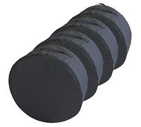 Ferocity Housse Pneu Qualité Premium Set 4 pièces Housses de Roue de Secours Noire pour Auto 14-17" XL 65 cm x 23 cm [097]