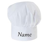 Ferocity Personnalisé de Cuisinier Chapeau avec un nom pour Enfants Avec Texte de Cuisine Ajustable Toque avec noms/textes [099]