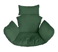 Ferocity Suspendu Hamac Chaise Coussins, Imperméable Siège de Chaise Rembourrage pour Patio Jardin, Balançoire Panier Suspendu Coussin de Siege, Vert [114]