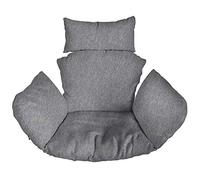 Ferocity Suspendu Hamac Chaise Coussins, Imperméable Siège de Chaise Rembourrage pour Patio Jardin, Balançoire Panier Suspendu Coussin de Siege, Gris Flax [114]