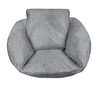 Ferocity Suspendu Hamac Chaise Coussins, Oreiller avec Dossier, Imperméable Siège de Chaise Rembourrage pour Patio Jardin, Balançoire Panier Suspendu Coussin de Siege, Lin [114]