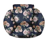 Ferocity Suspendu Hamac Chaise Coussins, Oreiller avec Dossier, Imperméable Siège de Chaise Rembourrage pour Patio Jardin, Balançoire Panier Suspendu Coussin de Siege, Vintage Roses [114]