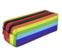 Ferocity Trousse Scolaire 2 Compartiments Sac à Crayons Arc-en-Ciel [107]