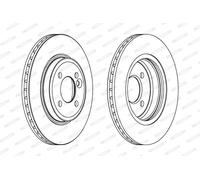 FERODO DDF1127C Disque de frein
