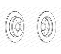 FERODO DDF1226C Disque de frein pour FORD