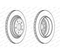 FERODO DDF1551C Disque de frein pour VOLVO