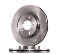Ferodo – Jeu de 2 disques de frein avant DDF1589 Ø295 mm ventilé Hauteur 44 mm Ép. 26 mm