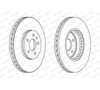FERODO DDF1664C Disque de frein pour AUDI