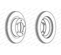 FERODO DDF1798C-1 Disque de frein pour LEXUS,TOYOTA