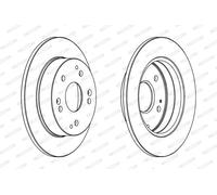 FERODO DDF1861C Disque de frein pour HONDA