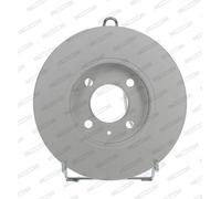 Ferodo Disques de frein avant DDF2184C Ø256 mm ventilé Hauteur 36,6 mm Ép. 22 mm Jeu de 2