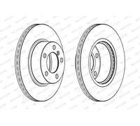 FERODO DDF2195C Disque de frein pour BMW
