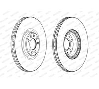 FERODO DDF2234C Disque de frein