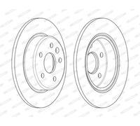 FERODO DDF2426C Disque de frein pour OPEL,VAUXHALL