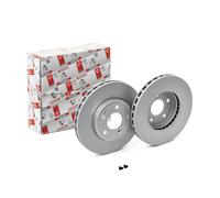 Ferodo Disques de frein DDF2460C Paire avant ventilés Mercedes A/B/GLA Lot de 2