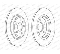 FERODO DDF2599C Disque de frein pour AUDI