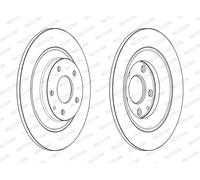FERODO DDF2609C Disque de frein pour MAZDA
