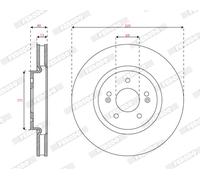 FERODO DDF3102C-1 Disque de frein pour HYUNDAI,KIA