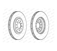 FERODO DDF1453C Disque de frein