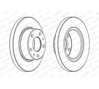 FERODO FCR194A Disque de frein pour IVECO