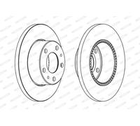 FERODO FCR196A Disque de frein pour IVECO