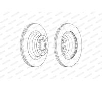 FERODO FCR371A Disque de frein