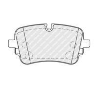 FERODO FDB5367 Kit de plaquettes de frein, frein à disque pour AUDI