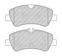 Jeu de 4 plaquettes de frein arrière FERODO FVR5075