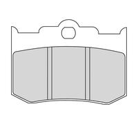 Ferodo Plaquettes de frein FDB2041P Platinum Road semi-sintered Clair