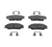 FERODO Plaquettes de freins Avant avec indicateur d'usure avec accessoires FDB4076 Compatible avec HYUNDAI GETZ TB ACCENT II A trois volumes LC ACCENT II LC ACCENT I X-3 S COUPE SLC