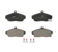 FERODO Plaquettes de freins Avant avec indicateur d'usure avec accessoires FDB613 Compatible avec HONDA CIVIC VII Hatchback EU, EP, EV CIVIC VI Hatchback EJ, EK CIVIC VI Fastback MA, MB