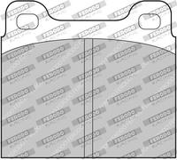 FERODO RACING FCP2H Kit de plaquettes de frein, frein à disque pour ALFA ROMEO,A