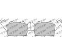 Jeu de plaquettes de frein FERODO FDB2005EF