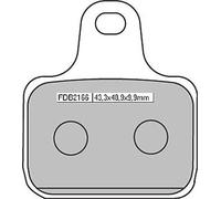 FERODO Sinter Racing plaquettes de frein FDB 2166 XRAC (4 plaquettes par jeu)