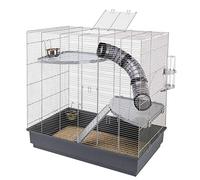 JENNY Cage pour rats 80 x 50 x h 79,5 cm Gris