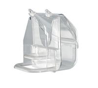 Ferplast 84522724 Pretty 4522 Mangeoire pour Oiseaux - Dimensions : 9 x 9 x 9 cm, Transparent