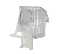 Ferplast Accessoires pour Cages à Oiseaux Mangeoire Canaris FPI 4503 en Plastic, 6,9 x 5,7 x h 7,8 cm.