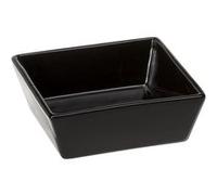 Ferplast Altair 14 Bol en céramique pour Chats et Chiens, 14 x 14 x 5 cm, 0,5 l, Noir