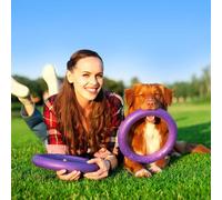 Ferplast Anneau de jeu pour chien Puller Standard Lila 2 pcs.