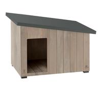 Ferplast Niche pour Extérieur Maison pour Chien Argo 50 en Bois FSC avec Vernis Atoxique Résistant aux U.V. 1 Unité