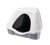 FERPLAST-Bac à litière pour lapin nain coloris rouge Ferplast Nora - 41 x 41 x 33 cm