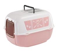 Ferplast bac à litière Prima Decor 39,5 cm rose/blanc